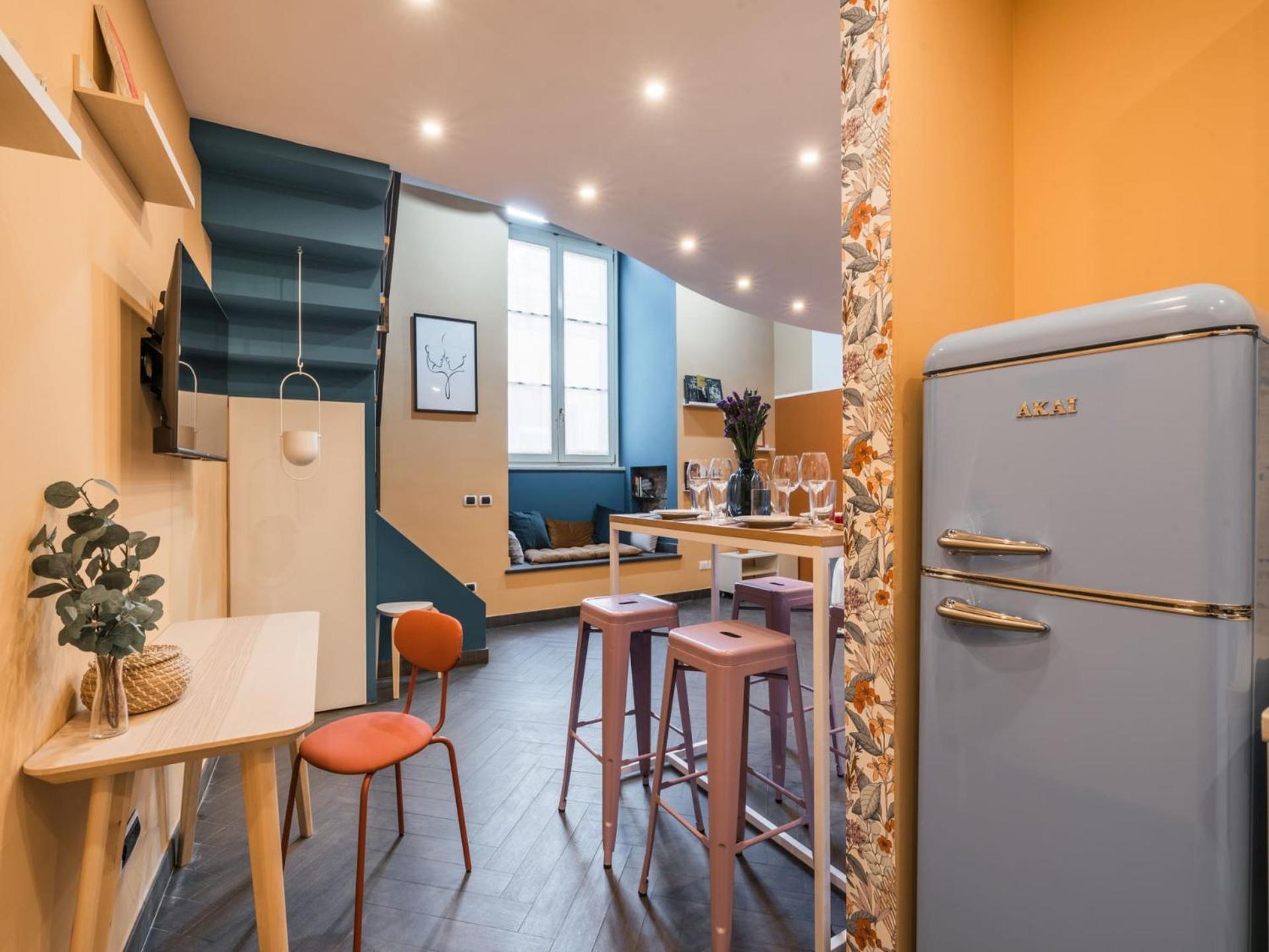 The Rent - Colorful Loft In Trastevere Area Appartamento