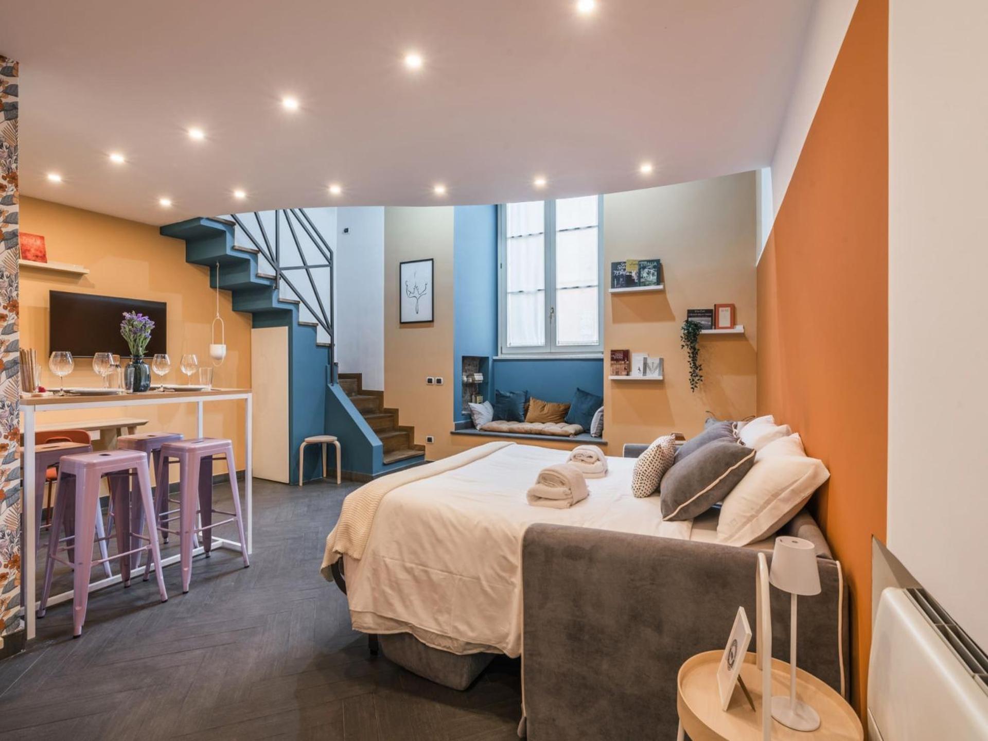 The Rent - Colorful Loft In Trastevere Area Appartamento Roma