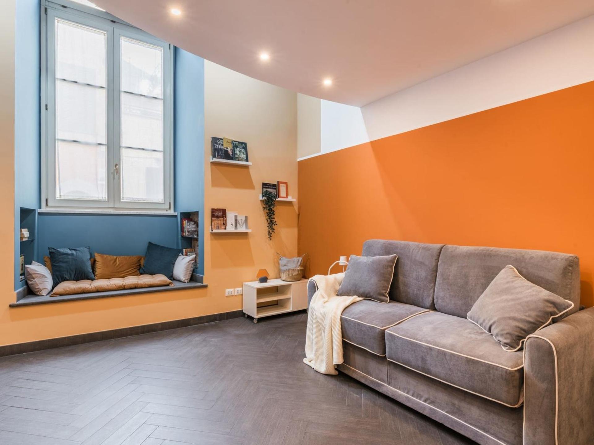 The Rent - Colorful Loft In Trastevere Area Appartamento *